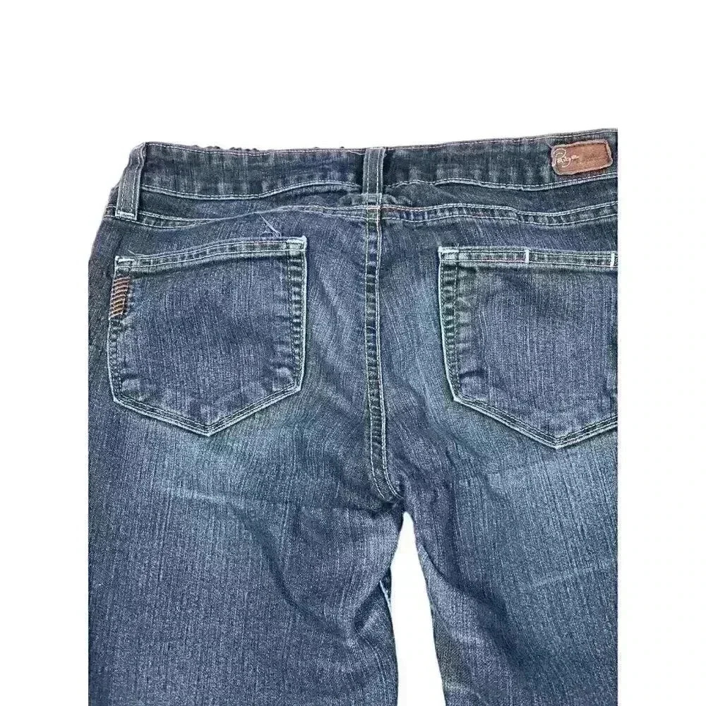 Paige Women's Peg Skinny Jeans Medium Wash SIZE-27 - Picture 6 of 7